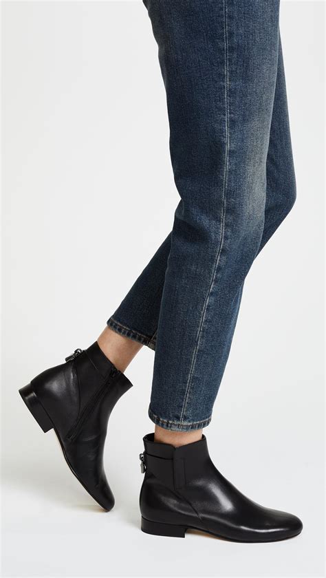 michael kors mira flat booties|MICHAEL Michael Kors Mira Flat Booties .